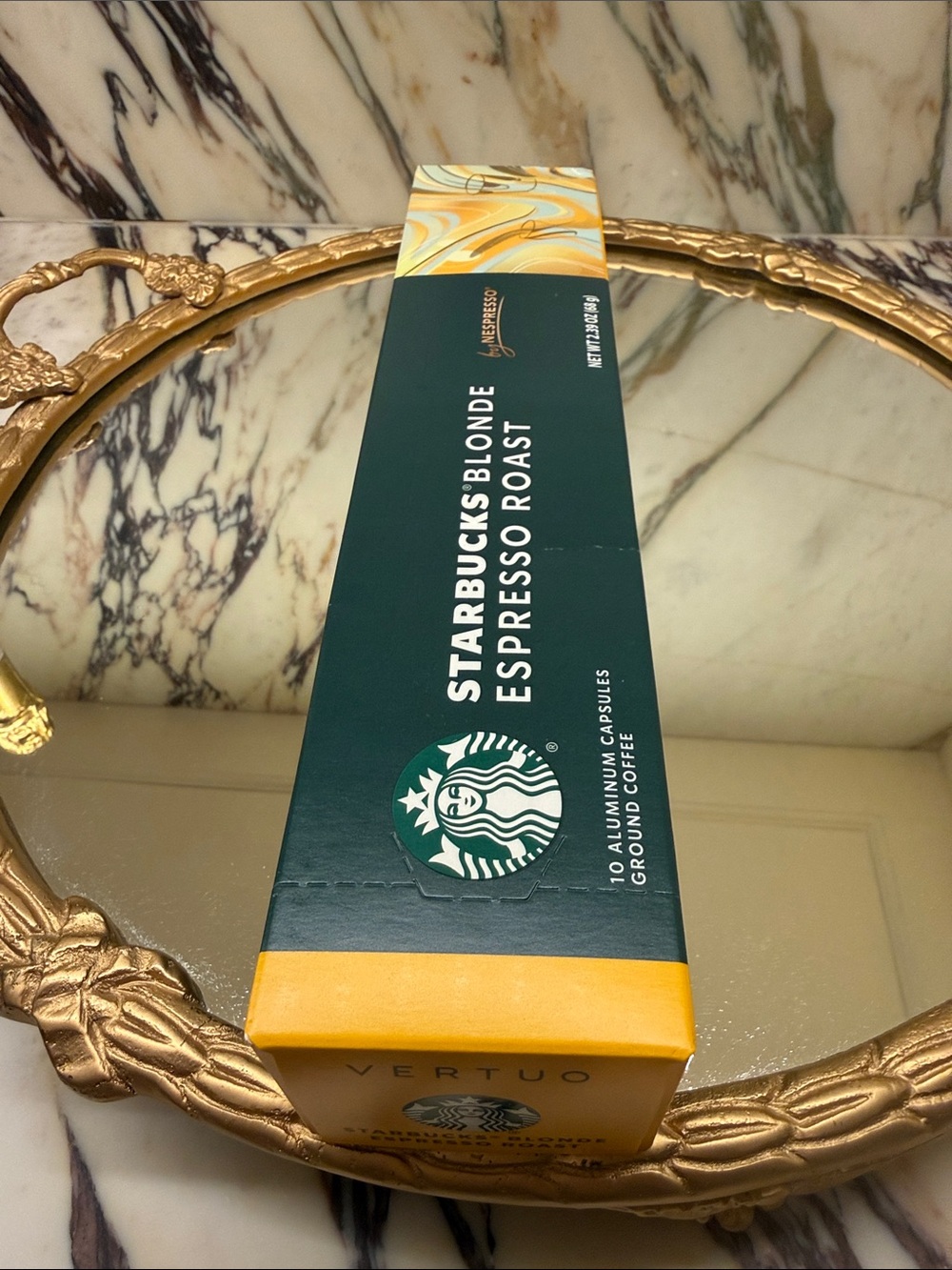 Starbucks Blonde Espresso Roast Vertuo Pods- 10 Pods